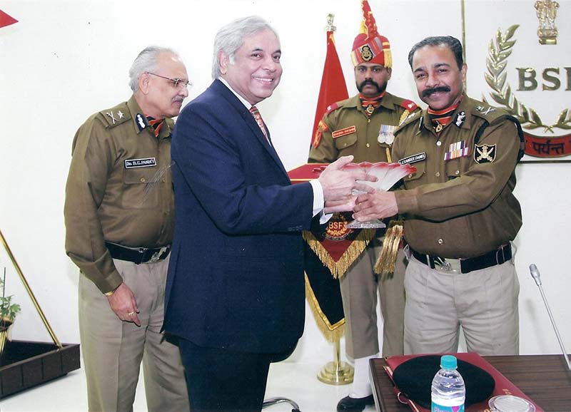 Dr. Pradeep Chowbey honoured by Border Security Force