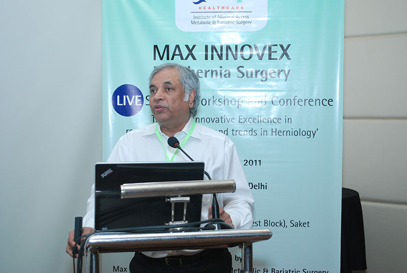 Dr. Pradeep Chowbey at MAX INNOVEX 2011