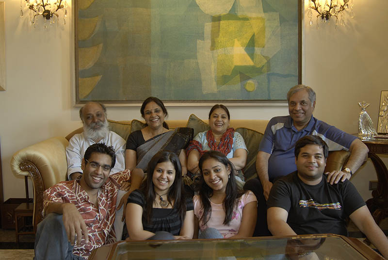 Dr. Pradeep Chowbey with his family