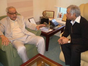 Dr. Pradeep Chowbey with S. H. Raza