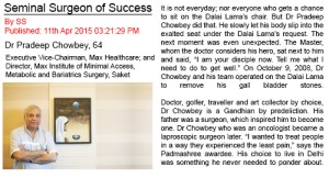 Seminal Surgeon of Success