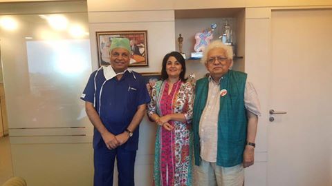 An amazingly intellectual personality Lord Meghnad Desai, was wonderful to have him and his wife Kishwar Desai with me at my office yesterday at Max Hospital Saket